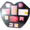 Les Trésors De Lily [N4189] - Photo Collage 'Love' Black (10 Photos) - 46x45 Cm