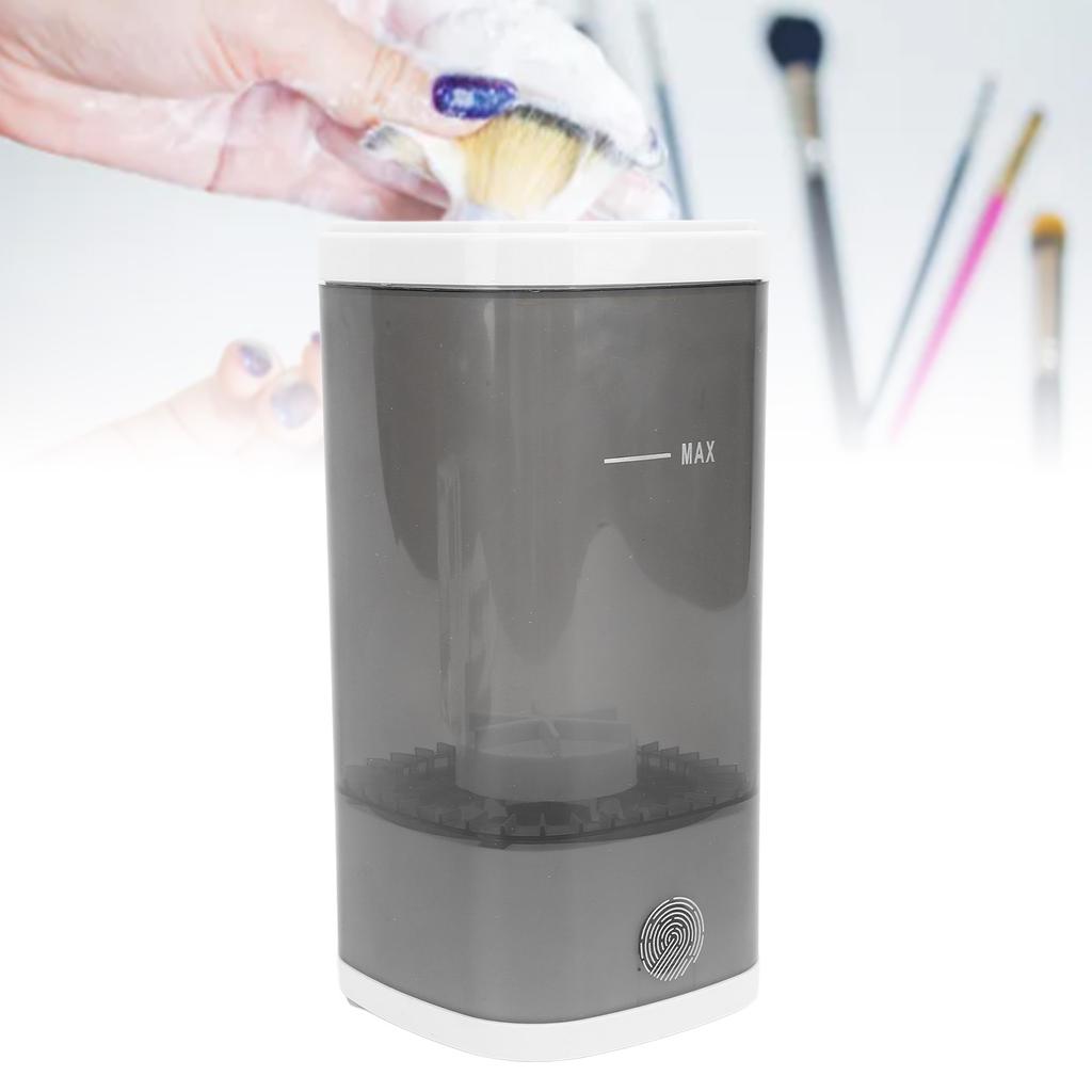 USB Cosmetic Brush Cleaner Two Modes Transparent   Cleaning Large Capacity Electric Makeup Brush Cleaner for All Size Makeup Brushes