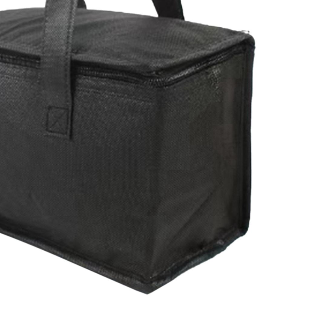 BAAU 6X Portable Lunch Insulated Bag, Cooler Bag, Beer Delivery Bag, Foldable Thermal Picnic Bag, Cold Food Warm-Keeping Bag