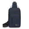 Multi-Layer Men's Chest Bag Handbag Solid Color Shoulder Bag