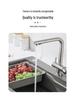 304 Stainless Steel 360-Degree Rotating Hot and Cold Multifunctional Kitchen Water Purifier Faucet for Home Use