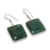 Natuurlijke Jade Edelsteen 925 Sterling Zilver Sieraden Oorbellen 1,58" AE-12389