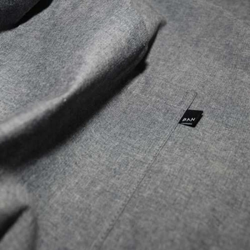 Long plain apron gray