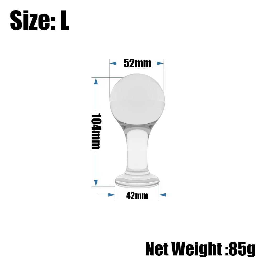Black Smooth Butt Plug with Flared Base Prostate Massager for Men And Women Beginner Anal Training Toy