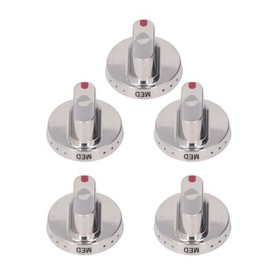 5 ks krytů knoflíků plynového sporáku z nerezové oceli pro DG64?00472A DG64?00473A