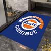 Tappeto con logo Gulf per soggiorno e camera da letto, tappetini per pavimenti, tappetino da bagno artistico, alla moda