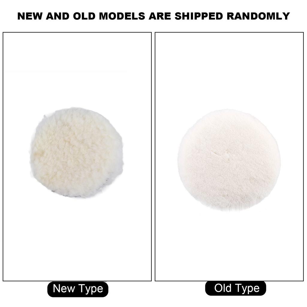1Pc Wool Polishing Buffing Waxing Pad For Car Polisher Buffer 3 New