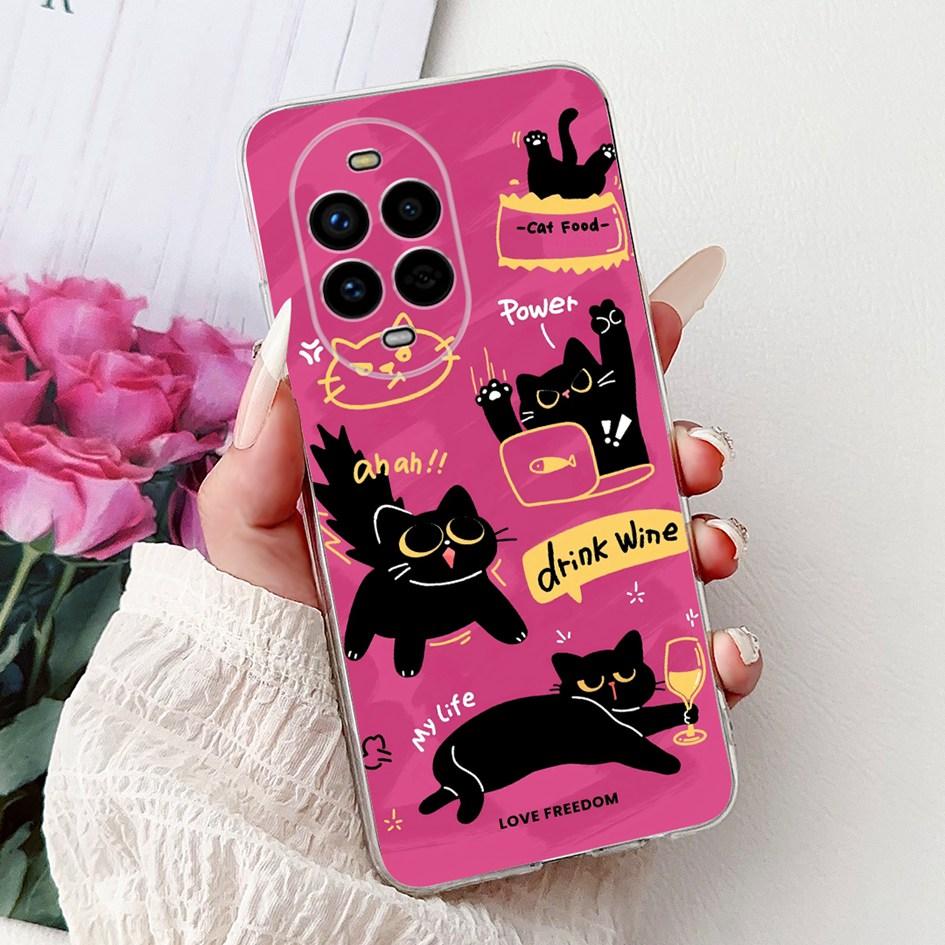 For Huawei Nova 13 Case Nova13 5G Cover BLK-AL80 Funda Popular Flower Butterfly Soft Clear Silicone Cases For Nova 13 Pro Bumper