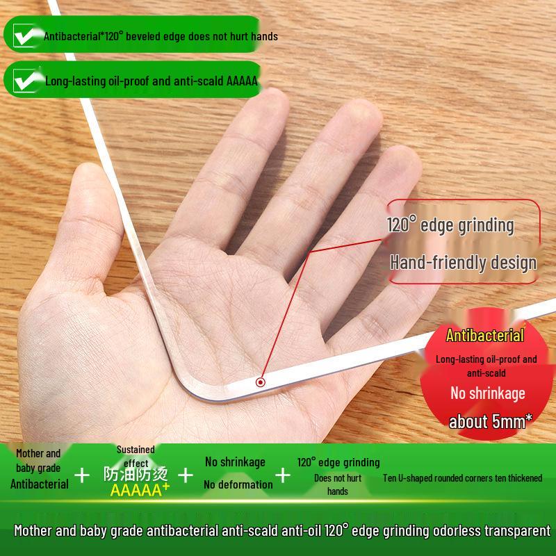 Transparent PVC Table Mat: Waterproof, Oil-Proof, Scald-Proof, Dirt-Resistant Soft Glass Protector for Dining Table and TV Cabinet.