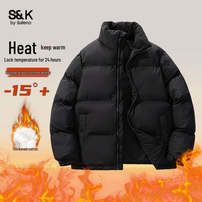 Baleno Men s S&K Stand-Collar Padded Jacket S