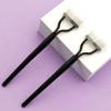 Private Logo Eyelash Comb Curler Eyelashes Separator Makeup Tool Mascara Applicator Foldable Eyelash Brush