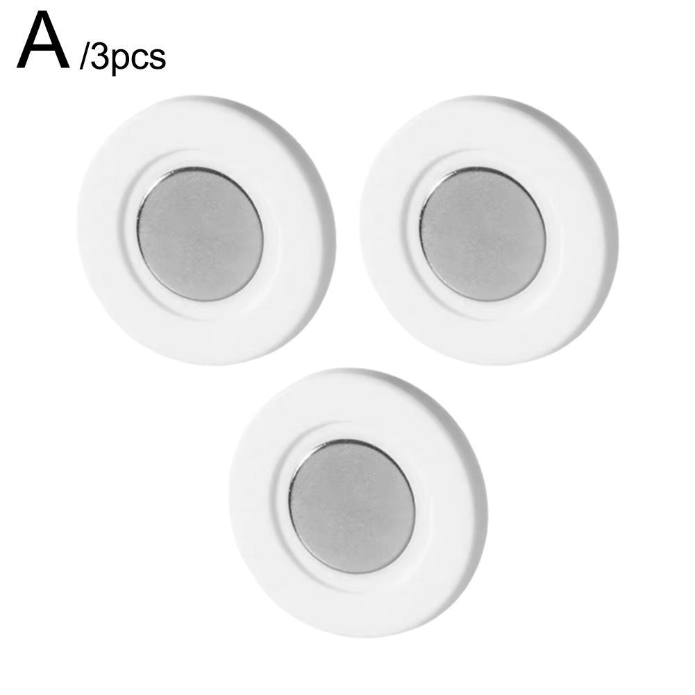 3/12pcs Magnetic Traceless Hooks Remote Control Organizer Storage Holder, Wall Mounting No Hole, Suitable for Back of TV