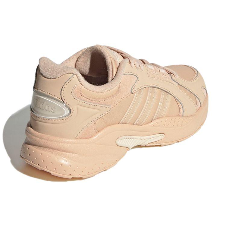 Adidas Neo Crazychaos Shadow 2.0 Leather Mesh Suede Round Toe Lace-Up Durable Low-Top Dad Sneakers Women Sneakers Light-Pink GX3827
