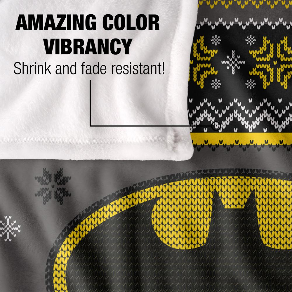 Batman Christmas Fair Isle Blanket