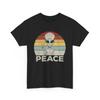 Alien PEACE UFO Space Vibes T-Shirt | Alien Graphic Tee for Sci-Fi Fashion