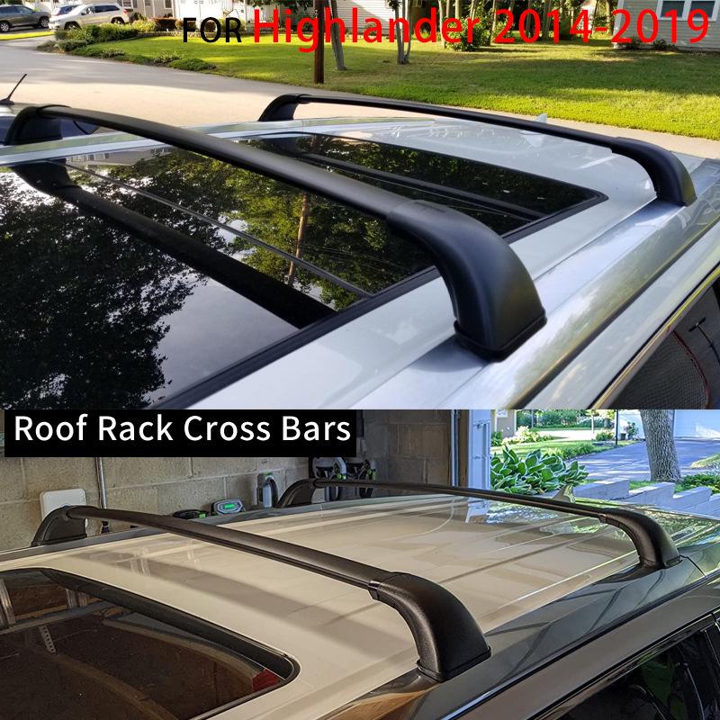 Highlander 15-21 Roof Rack: No-Drill Cross Bars for Easy Modification