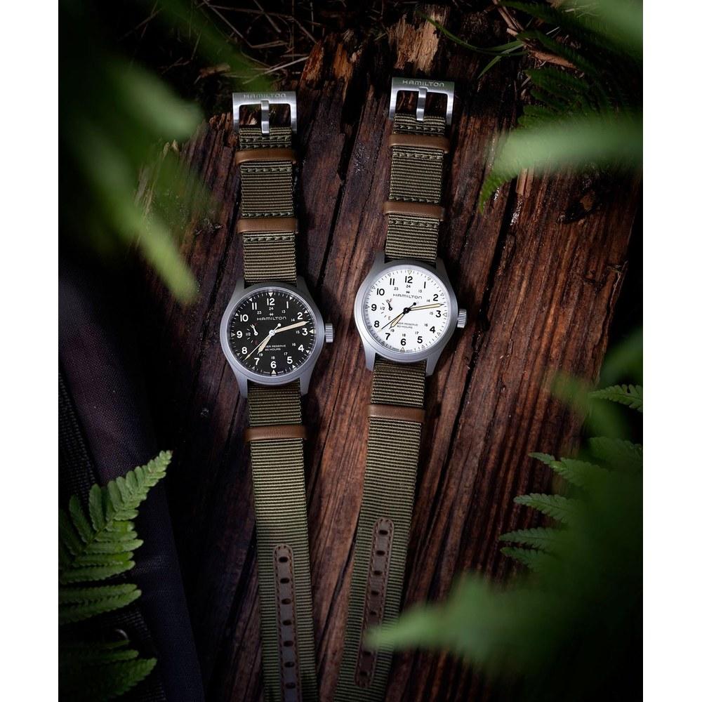 Hamilton Khaki Field Power Reserve Wristwatch H69509930 Mechanical Hand-wound Gentleman Authorized Guarantee