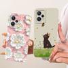 For Realme Q5 Case RMX3478 Luxury Fashion Kawaii Cute Cat Cool Painted Silicone Casing For Real me Q5 Cover