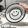 Clearance, Smiley Tableware, Household Ceramic Rice Bowl, Soup Noodle Bowl For One Person, Cute Dish Set