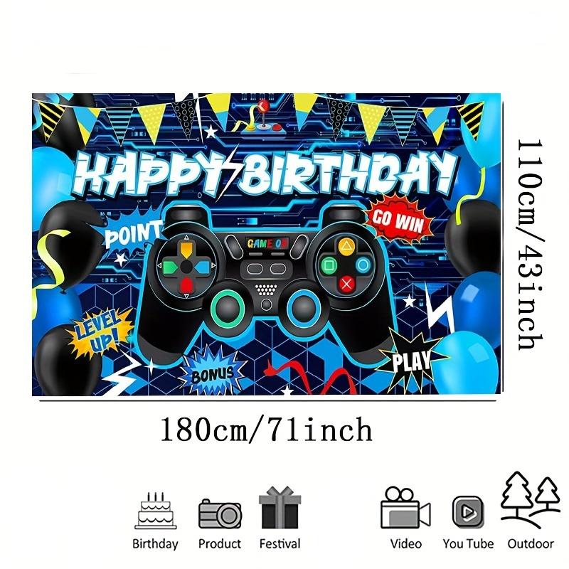 Birthday Party Decoration Background Photo Background Banner Poster Game Party Decoration Party Supplies