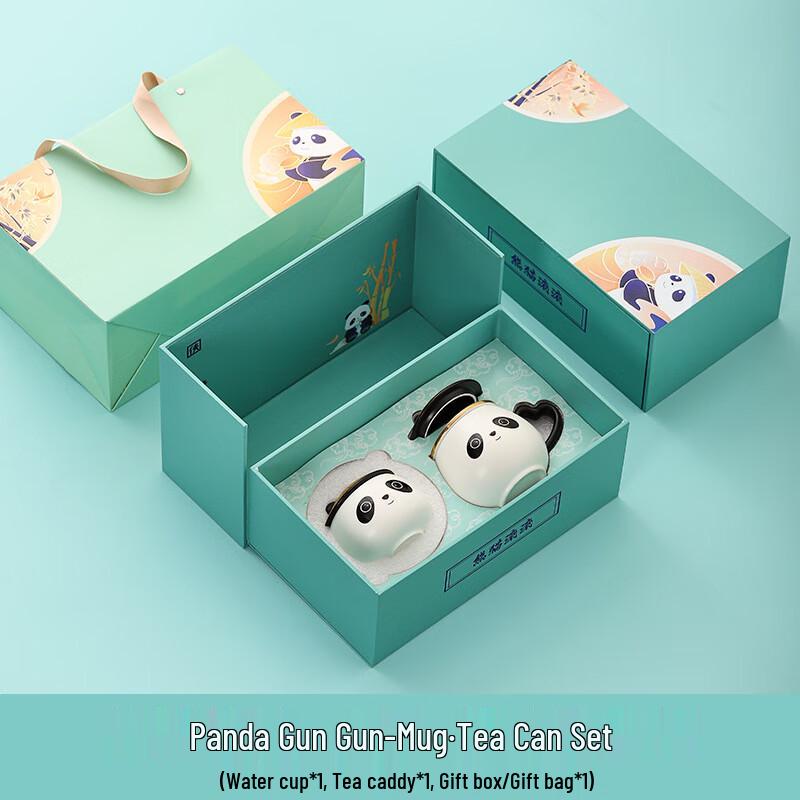 Panda Rolling Chinese Tea Set Gift