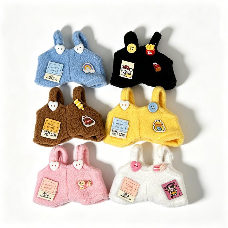 Cotton Overalls DIY Doll Clothes for Dress-up Figures and BJD Dolls