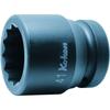 Koken 1 (25.4 Mm) Square Impact 12-Point Socket, 27 Mm, 18405M-27
