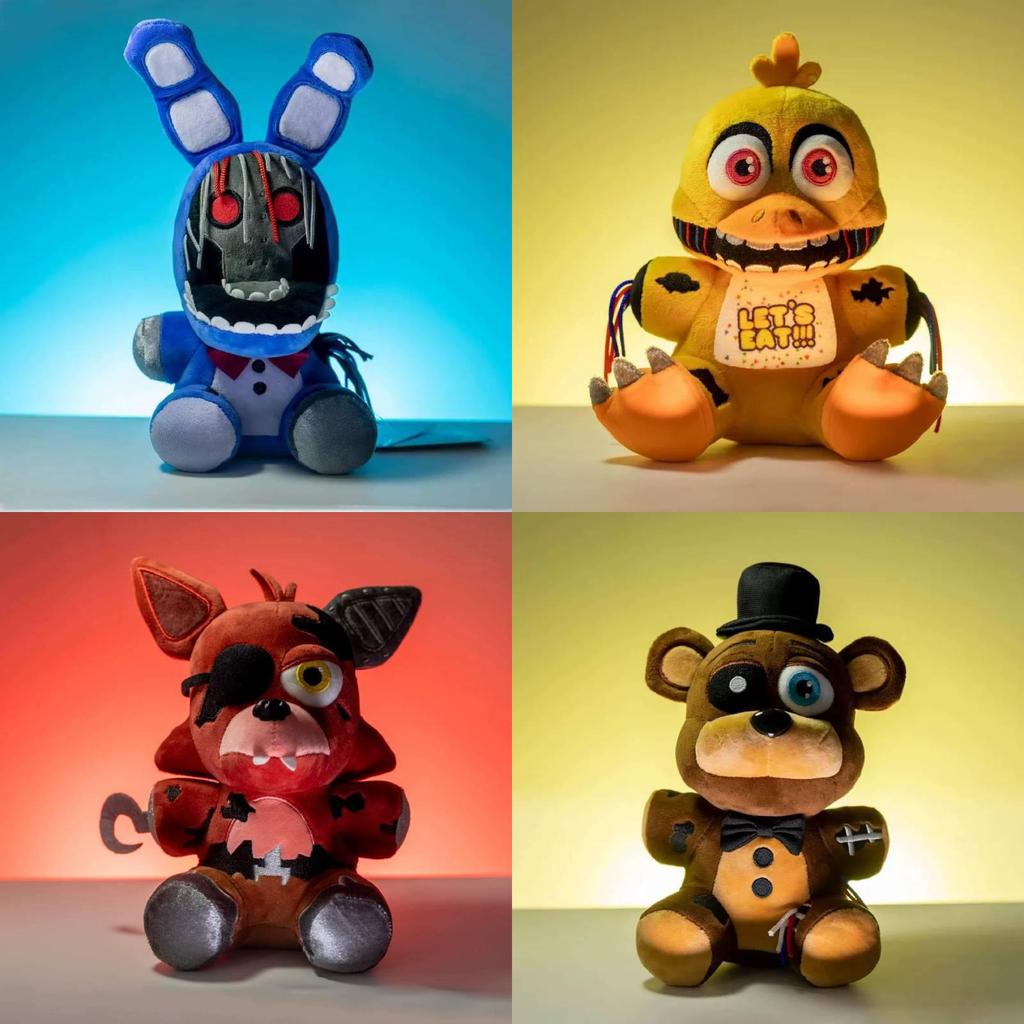 Five Nights At Freddys Fnaf Horror Plush Stuffed Toys Set With Ultra Soft Short Plush For All Ages