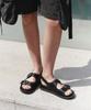 Khiho Trinity Buckle Sandals Black
