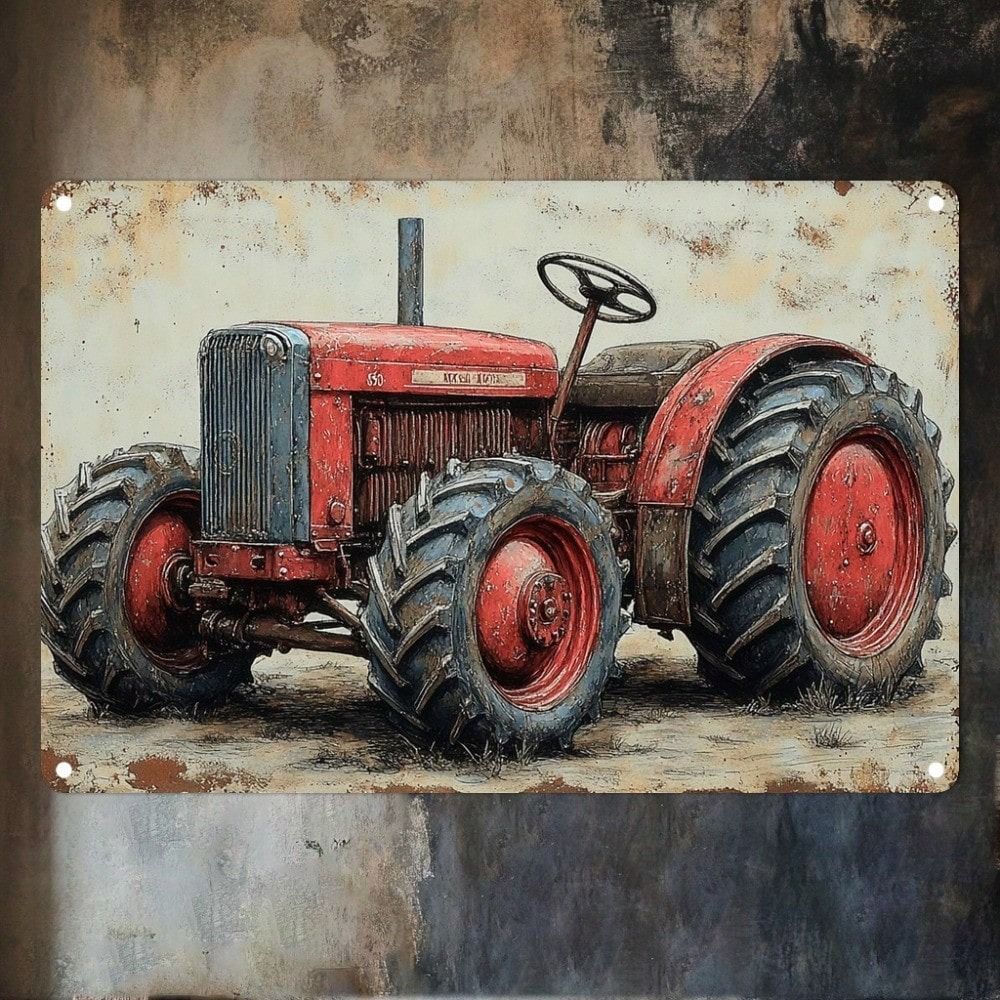 

Vintage Metal Tin Sign Plaque Retro Wall Art Home Decor 20x30cm