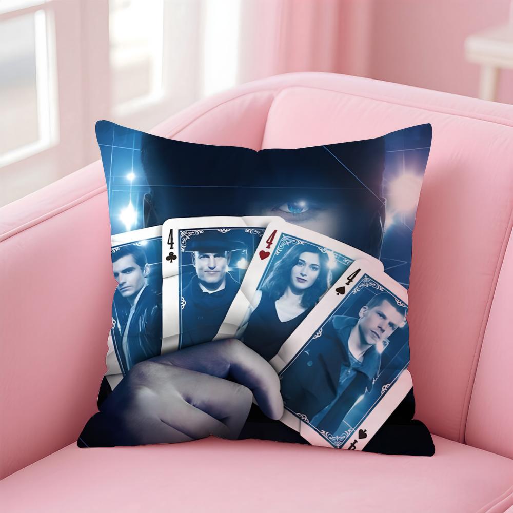 N-Now You S-See Me Movie Cushion Cover Home & Car Multi-Scene Pillow Cover - Reversible, Soft & Durable for Daily Use