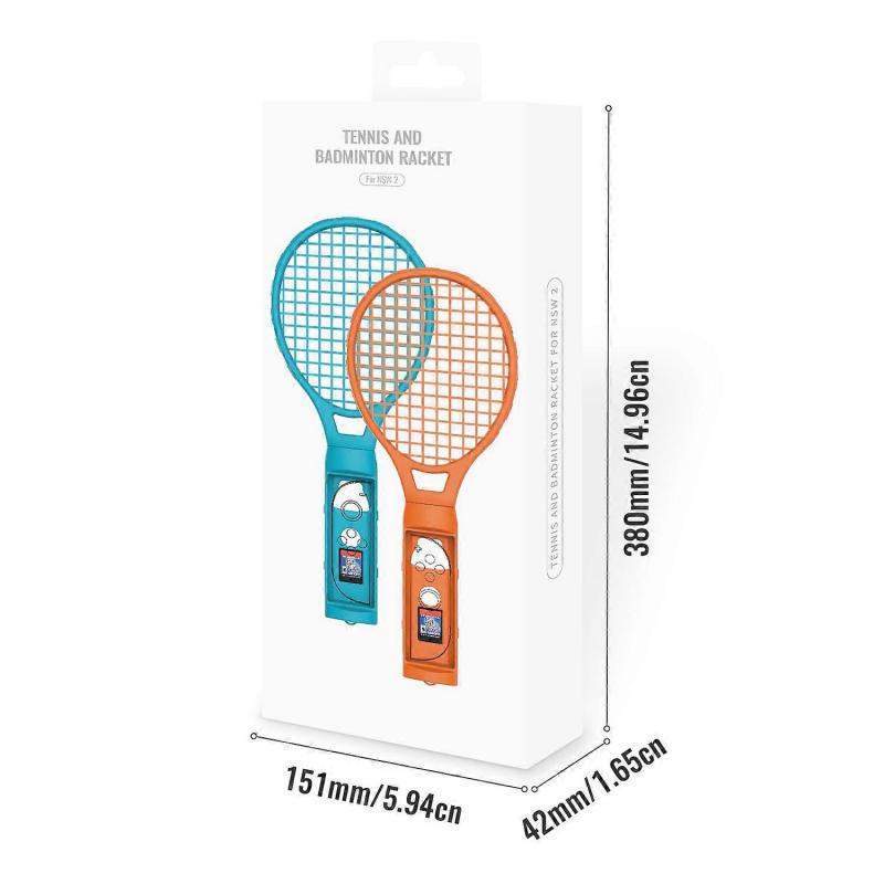 c0y JYS-NS2266 For Nintendo Switch 2 Left and Right Joy-Con Handle s1n Holder Tennis Racket with Lan