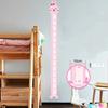 Animal Baby Growth Chart Decal Self-Adhesive Children Bedroom Play Room Nursery Boys Girls Height Measurement Ruler Wall Sticker