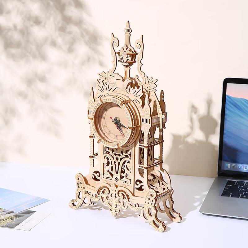 Handmade Wooden Clock Tower 3D Puzzle