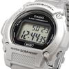Casio Standard Digital Watch W-219HD-1AV Men's, Metal Band, Silver, Overseas Model, Parallel Import