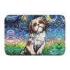 Custom Starry Night Dachshund Dog Doormat Anti-Slip Entrance Kitchen Bathroom Floor Door Mats Bedroom Balcony Carpet Rug