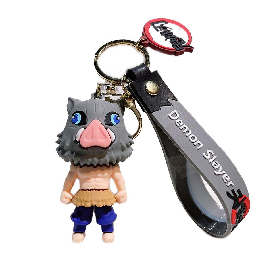 Anime Figure Demon Slayer Keychain Car Cartoon Backpack Pendant Handmade Christmas Gifts kids birthday Lightweight Carry Portable Mini Cute