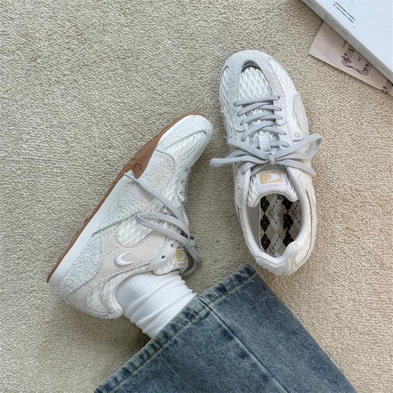 Ma Speedism 2025 Super Fire German Training Shoes Women's Retro Fishnet Shoes Forrest Gump Shoes Platform Casual Sneakers Summer