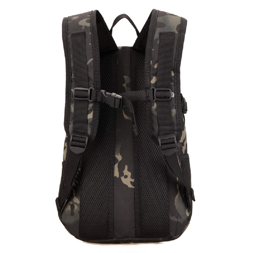 Phoenix Ikki 12L Mini Available In 6 Camouflage Outdoor Cute Dark Brown Camouflage Backpack, Lightweight, Wide-Opening, Durable, Water-Resistant,