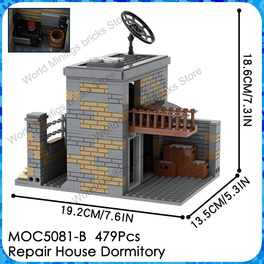 MOOXI MOC WW2 Military Battlefield Bases Bricks War Artillery Compatible Figures Building Blocks Set Toys For Children Adults 3D