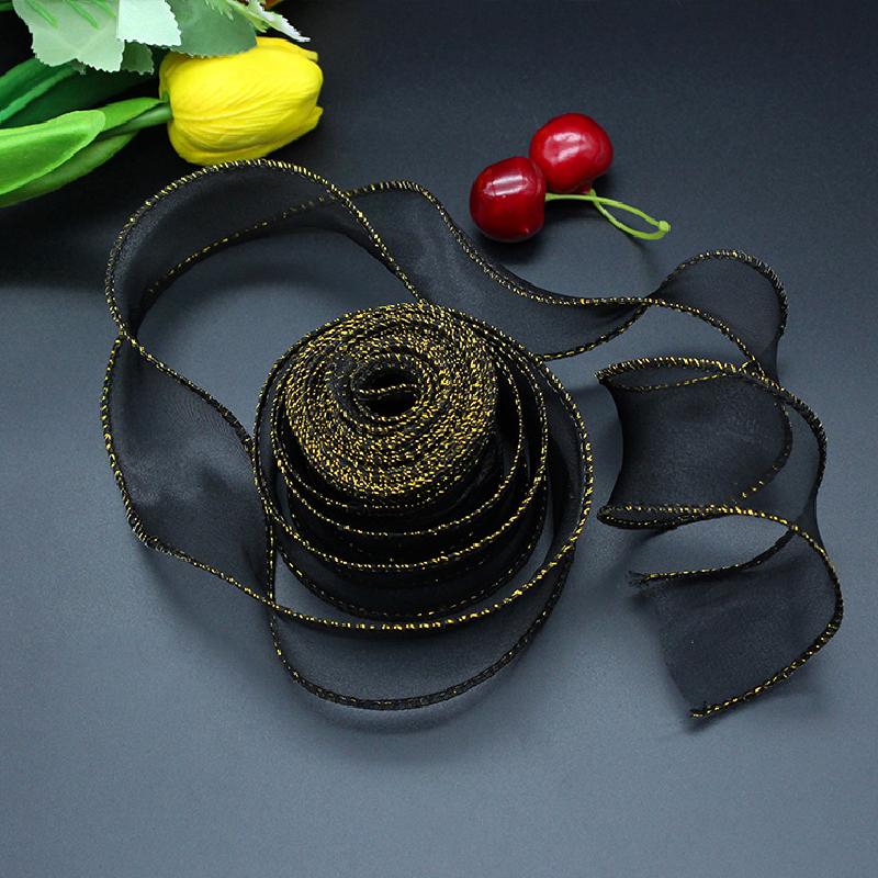 

4cm x 10Yards/Roll Wrapping Ribbon Bow Making Sewing Accessories DIY Colorful Gradient Party Multi-Color