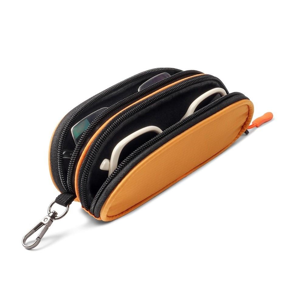 Dwupoziomowe etui na okulary przeciwsłoneczne Wytrzymała torba na okulary Przenośny organizer na pieniądze Podróże służbowe