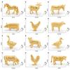 Miniature Pvc Farm Animal Model Pack With Static Livestock And Poultry For Collection And Decor