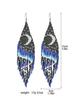 European and American Retro Rice Bead Long Fringed Earrings for Women, Bohemian Hand-woven Earrings