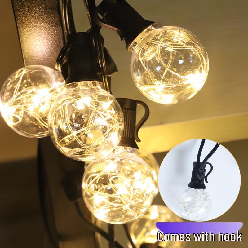 G40 Globe String Lights with Remote Control