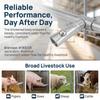 2 Pcs Silver Pig Drinker Thickened Pig Drinker Nipples Stainless Steel Pig Drinker  For Cattle