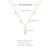 Horse Eye Zircon Fringed Neck Chain Ins Fashion S925 Sterling Silver Super Shiny Stacked Collarbone Chain For Women In Autumn And Winter