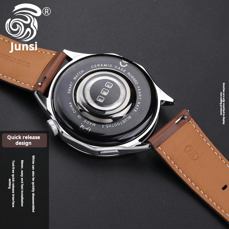 22mm Quick release WATCH strap For New Huawei GT5 gt5pro Ultimate 46 Genuine Cow leather Smart Watchband Replacement accessories