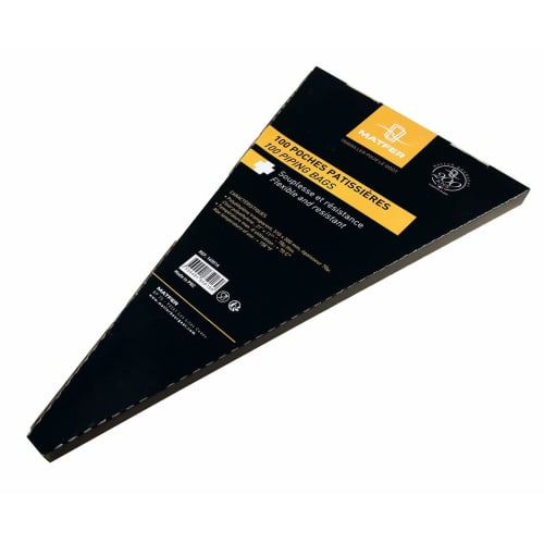 Matfer Polyethylene Pastry Bags 165016, France (100 count) WPS1101