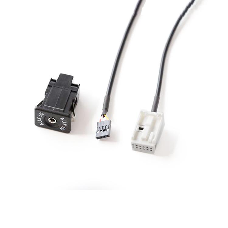 Aux Audio Cable for Volkswagen RCD510/RCD310/RCD300, Golf 6, Sagitar, Skoda Octavia